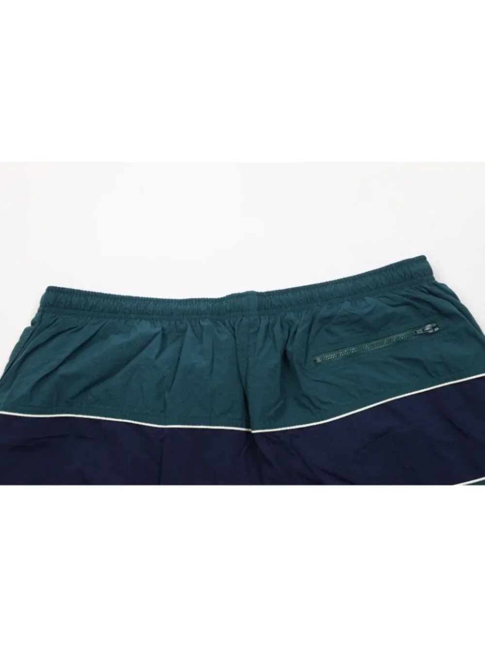 Vintage 90s Streetwear Mens XL Color Block Lined Above Knee Shorts Swim Trunks